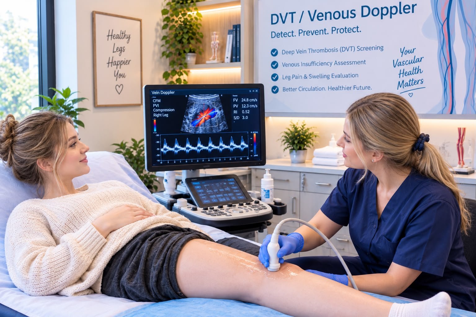 DVT / Venous Doppler at SANFI Diagnostics
