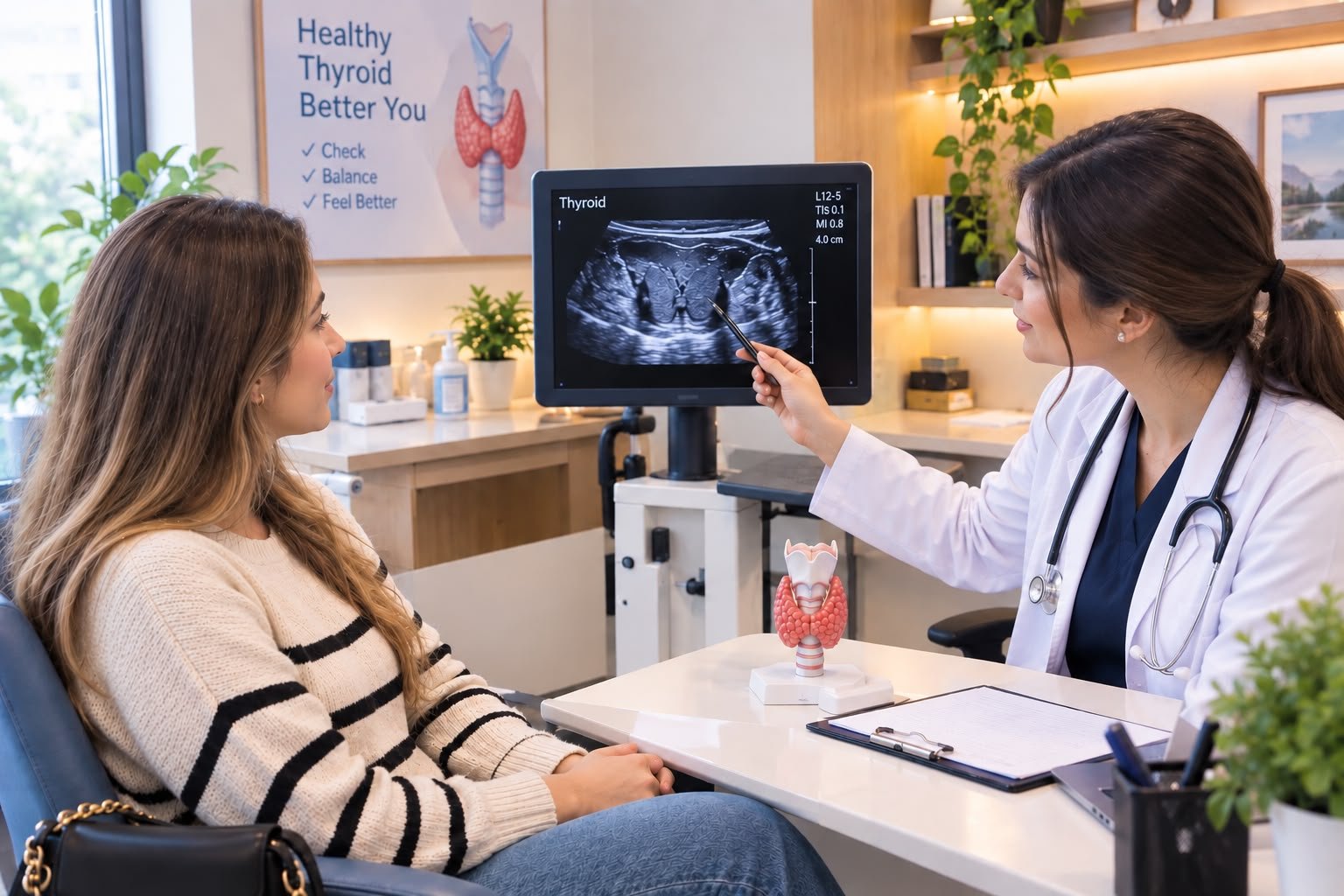 Thyroid Ultrasound at SANFI Diagnostics