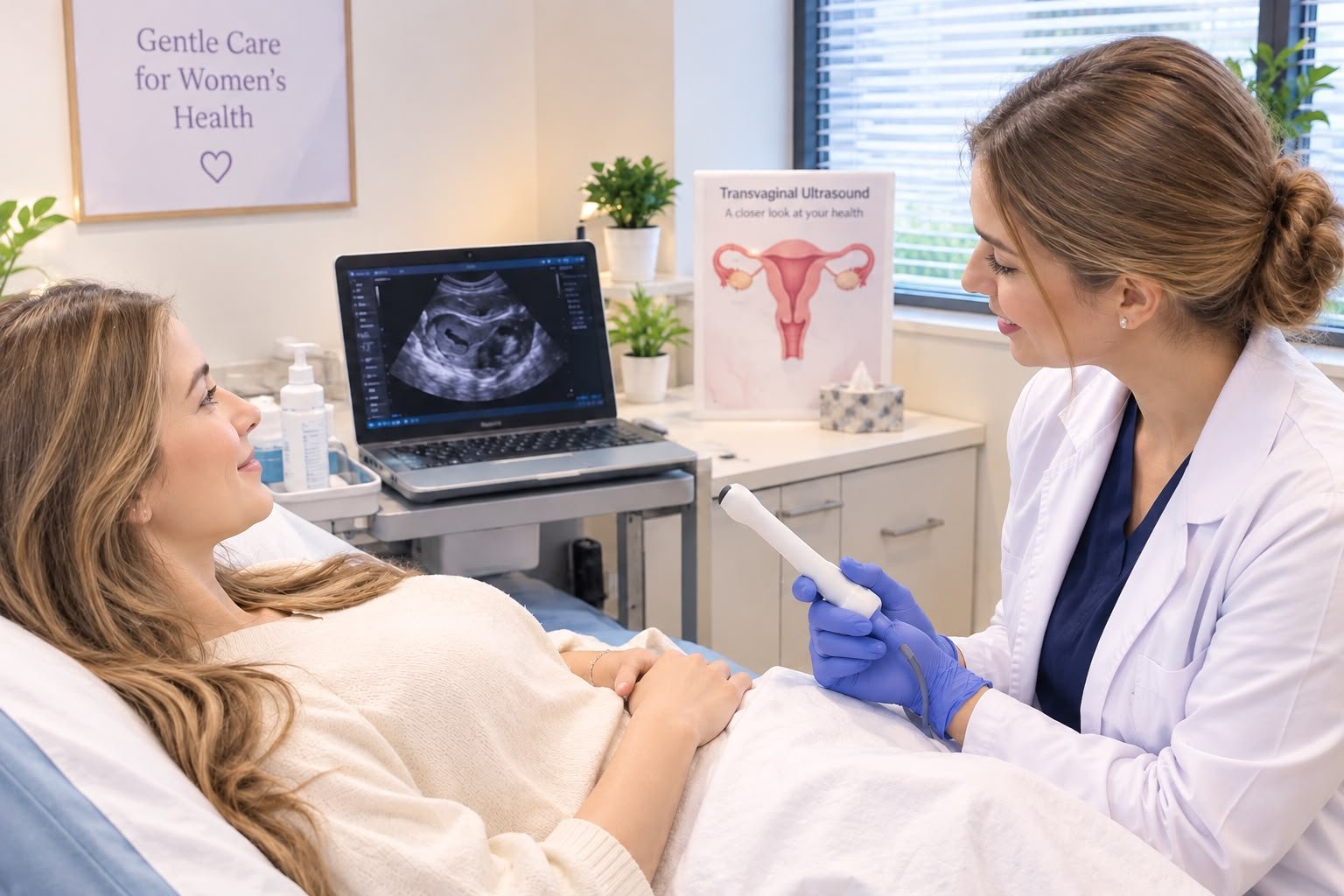 Transvaginal Ultrasound at SANFI Diagnostics